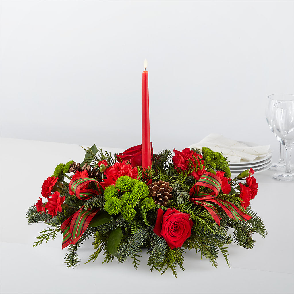 By the Candlelight Centerpiece – DIANA'S FLOWERS, Oak Hills CA