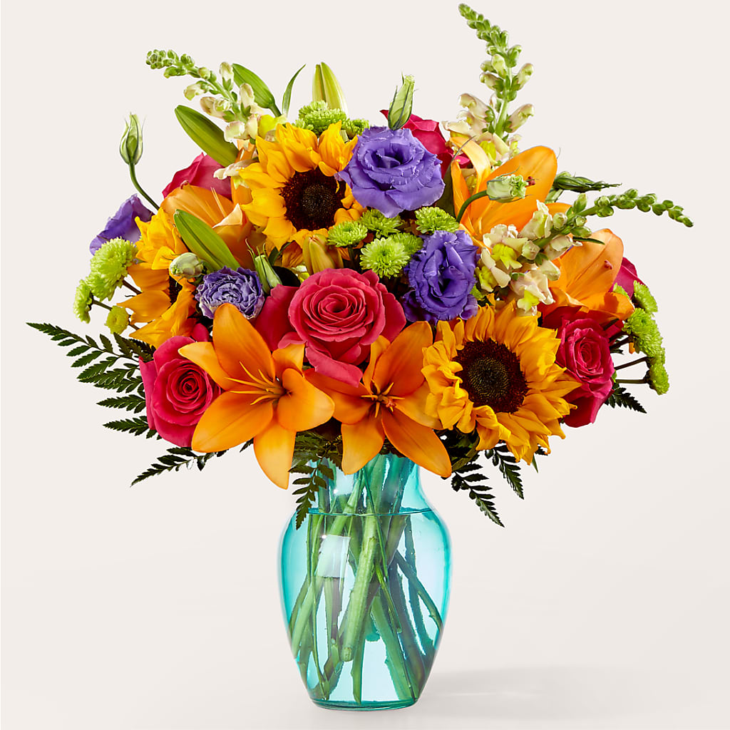 Double Rainbow Bouquet – DIANA'S FLOWERS, Oak Hills CA