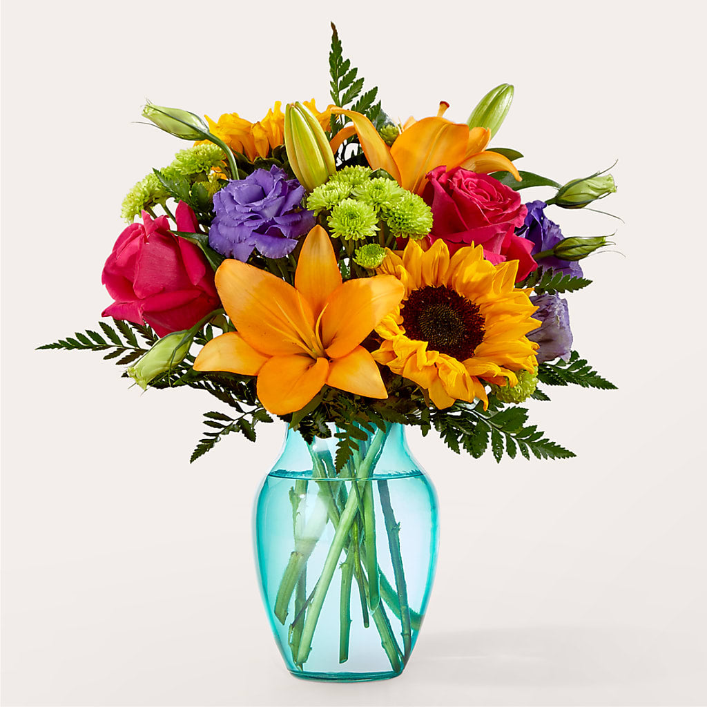 Double Rainbow Bouquet – DIANA'S FLOWERS, Oak Hills CA