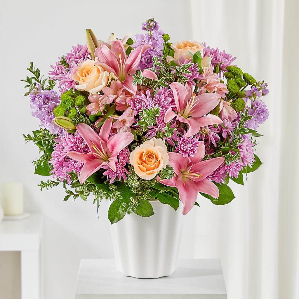 Supportive Embrace Tabletop Basket – DIANA'S FLOWERS, Oak Hills CA
