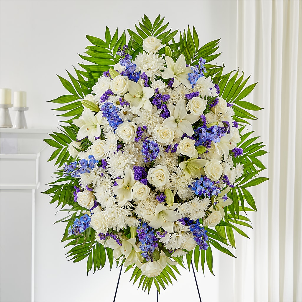 At Rest Standing Spray – DIANA'S FLOWERS, Oak Hills CA