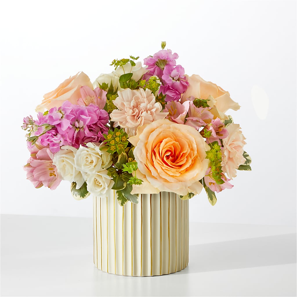 Paradise Bouquet with Ivory Vase – DIANA'S FLOWERS, Oak Hills CA
