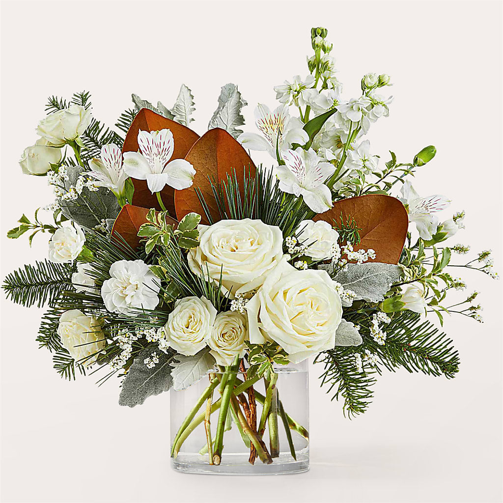 Fresh Snowfall Bouquet – DIANA'S FLOWERS, Oak Hills CA