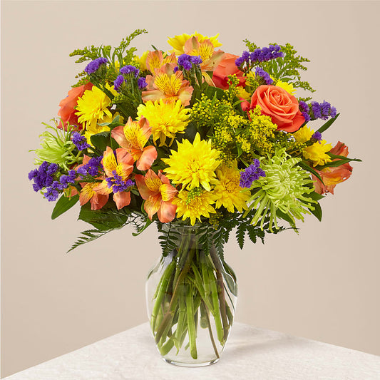 Marmalade Skies Bouquet – DIANA'S FLOWERS, Oak Hills CA