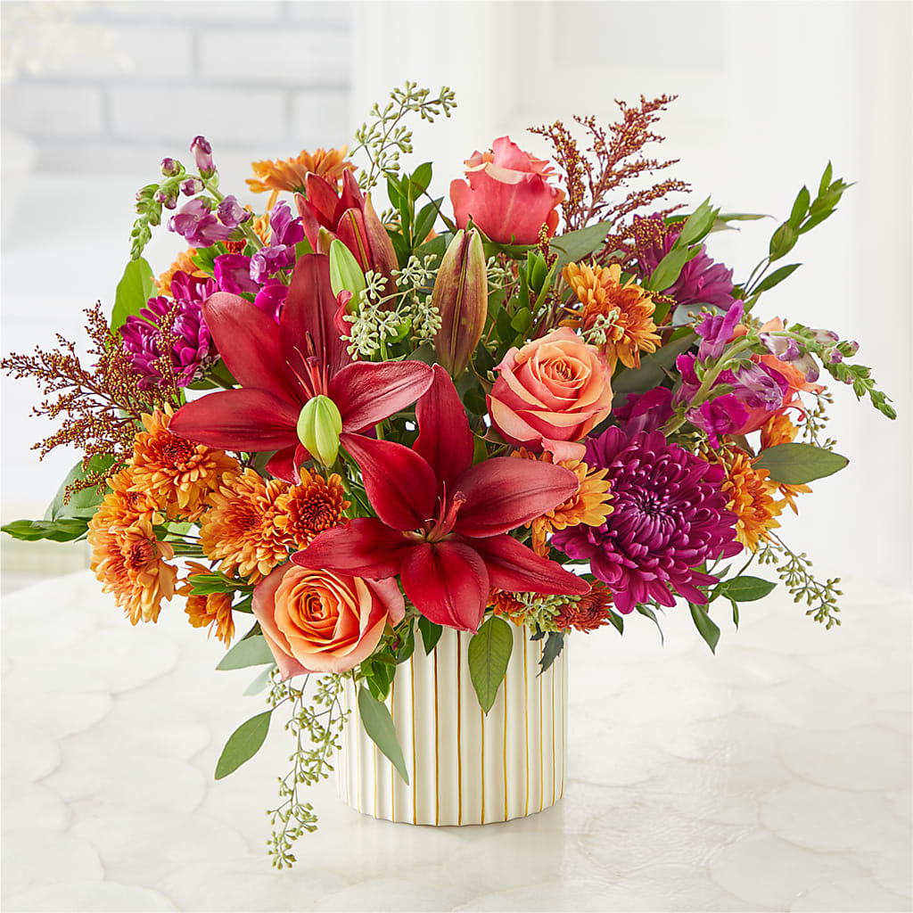 Burgundy Landscape Bouquet – DIANA'S FLOWERS, Oak Hills CA