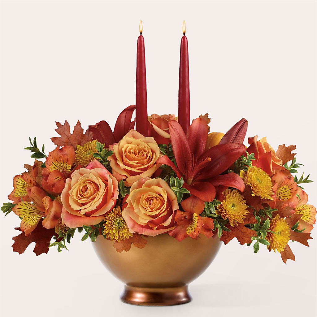 Harvest Table Centerpiece – DIANA'S FLOWERS, Oak Hills CA