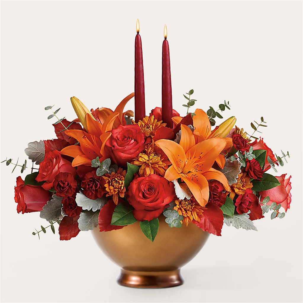 Fruits of Fall Centerpiece – DIANA'S FLOWERS, Oak Hills CA