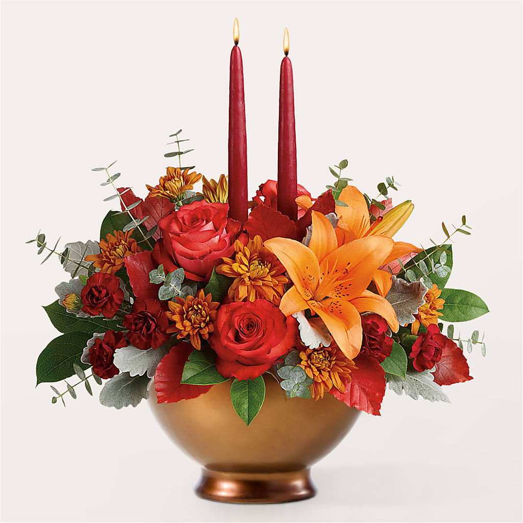 Fruits of Fall Centerpiece – DIANA'S FLOWERS, Oak Hills CA