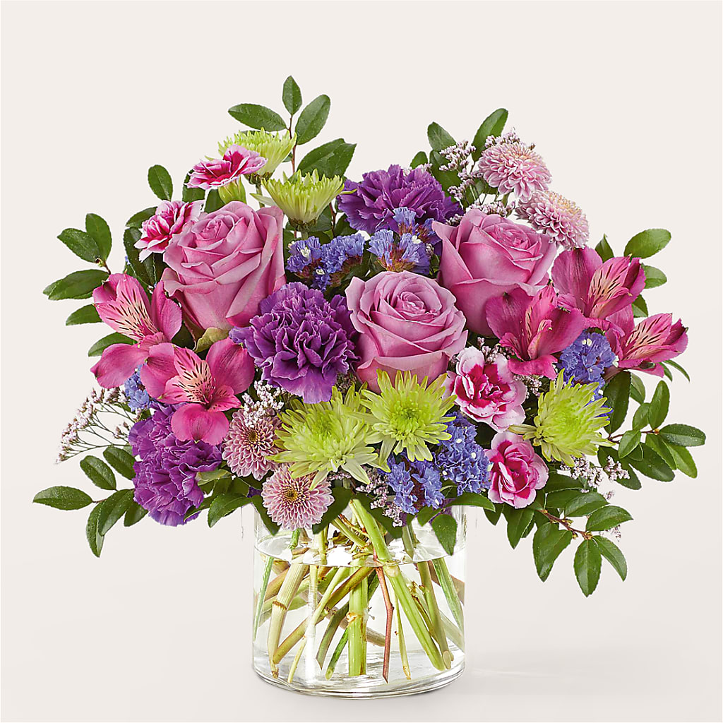 Glass Half Full Bouquet – DIANA'S FLOWERS, Oak Hills CA