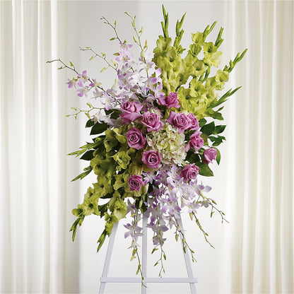 Lasting Legacy Standing Spray – DIANA'S FLOWERS, Oak Hills CA